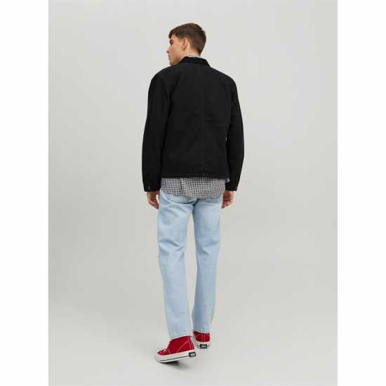 Jack And Jones Men's Chris Ripped Straight Leg Jeans  