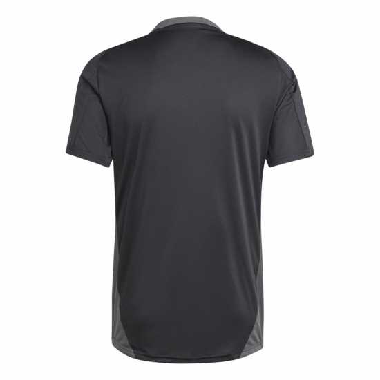 Adidas Мъжка Риза Tiro 25 Competition Training T-Shirt Mens Черно/Сиво Мъжки тениски и фланелки