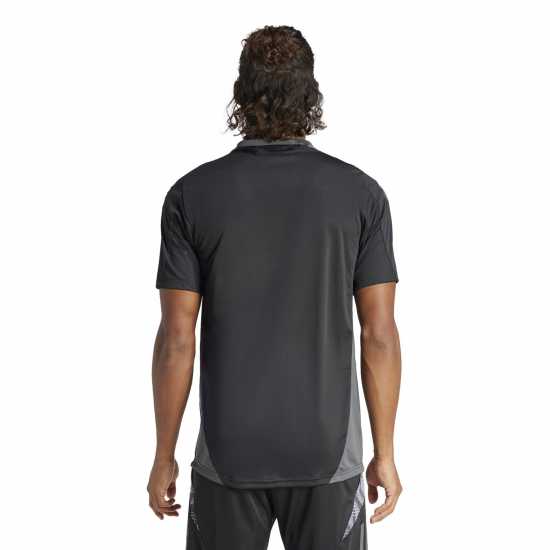 Adidas Мъжка Риза Tiro 25 Competition Training T-Shirt Mens Черно/Сиво Мъжки тениски и фланелки