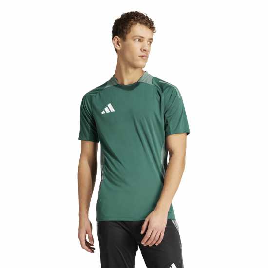 Adidas Мъжка Риза Tiro 25 Competition Training T-Shirt Mens Dark Green 