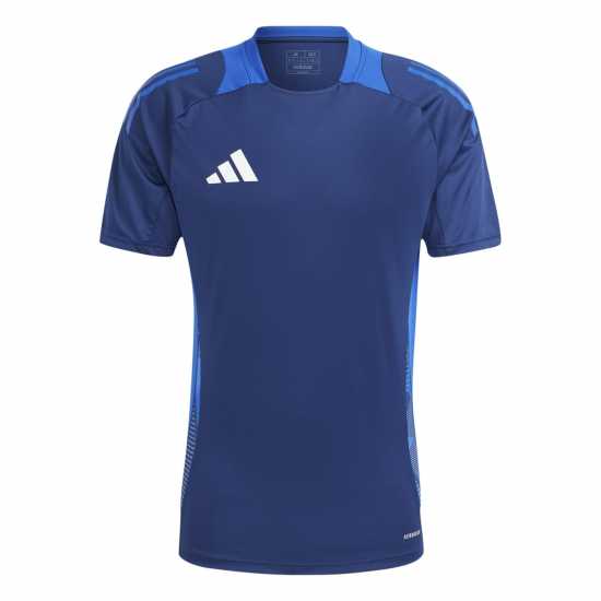 Adidas Мъжка Риза Tiro 25 Competition Training T-Shirt Mens Нави Син Мъжки тениски и фланелки