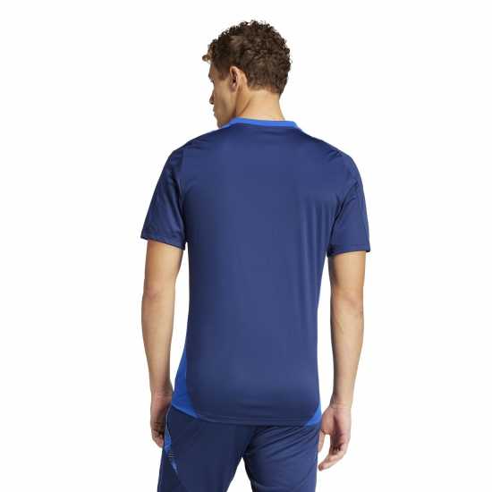 Adidas Мъжка Риза Tiro 25 Competition Training T-Shirt Mens Нави Син Мъжки тениски и фланелки