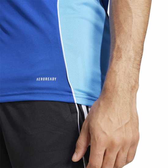 Adidas Мъжка Риза Tiro 25 Competition Training T-Shirt Mens Нави Син Мъжки тениски и фланелки