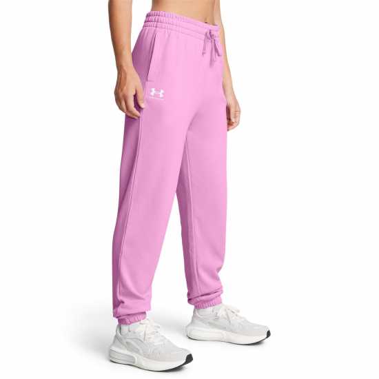 Under Armour Rival Terry Joggers Womens Розово Under Armour Rival Terry Joggers Womens Розово