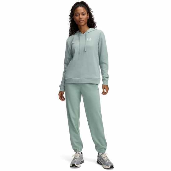 Under Armour Rival Terry Joggers Womens Green Under Armour Rival Terry Joggers Womens Green
