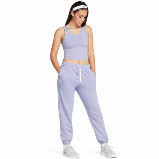 Under Armour Rival Terry Joggers Womens Purple Under Armour Rival Terry Joggers Womens Purple