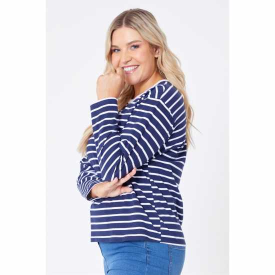 Be You Long Sleeve Stripe T-Shirt  
