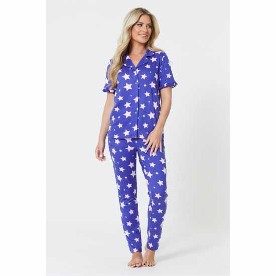 Be You Star Flannel Pyjama  Дамско облекло плюс размер
