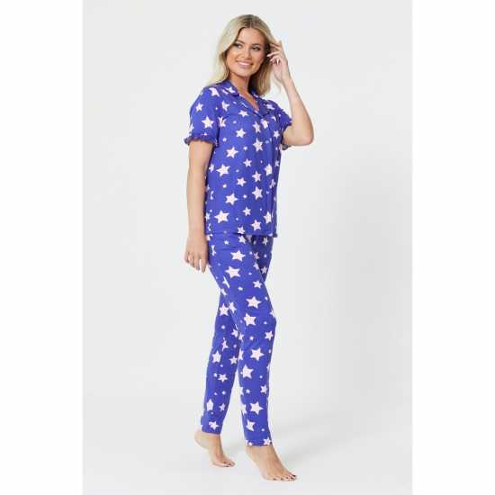 Be You Star Flannel Pyjama  Дамско облекло плюс размер