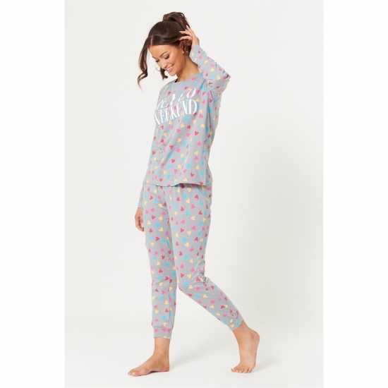 Be You Hello Weekend Pyjama  Дамско облекло плюс размер