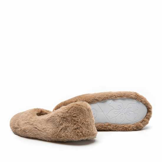 Fur Ballet Slippers Mink  Дамски обувки