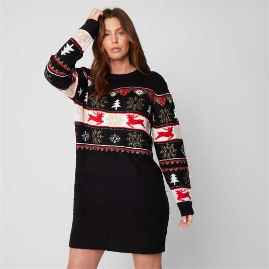 Be You Fairisle Jumper Dress  
