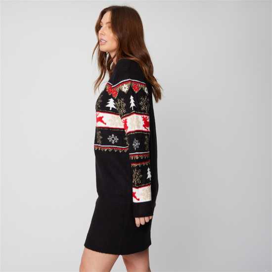 Be You Fairisle Jumper Dress  