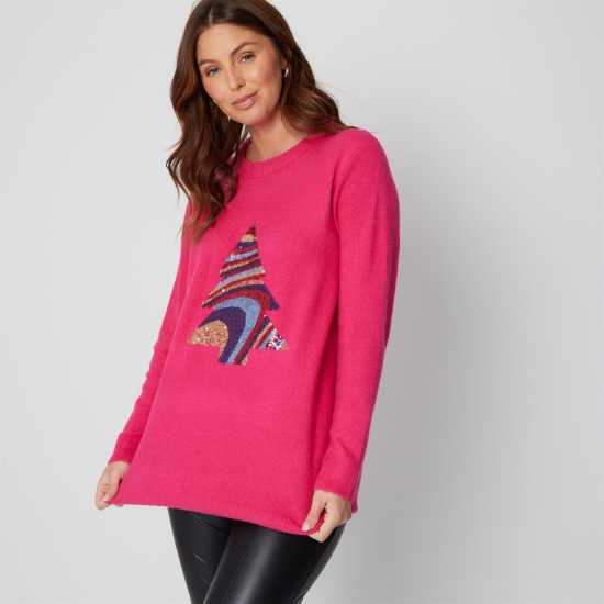 Tree Jumper Pink  Дамски пуловери и жилетки