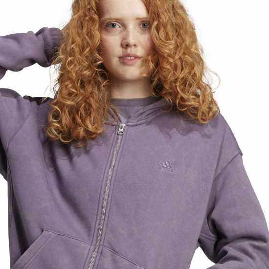 Adidas All Season Washed Full-Zip Hoodie  