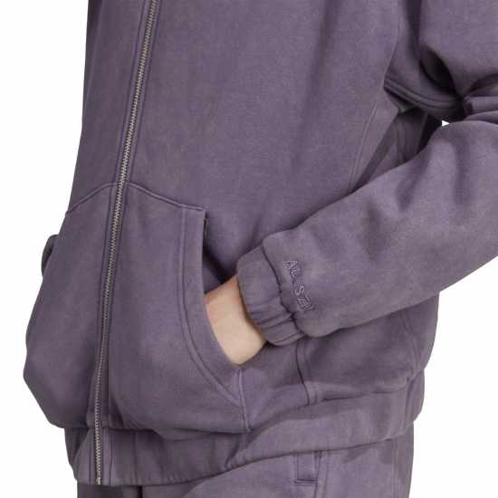 Adidas All Season Washed Full-Zip Hoodie  