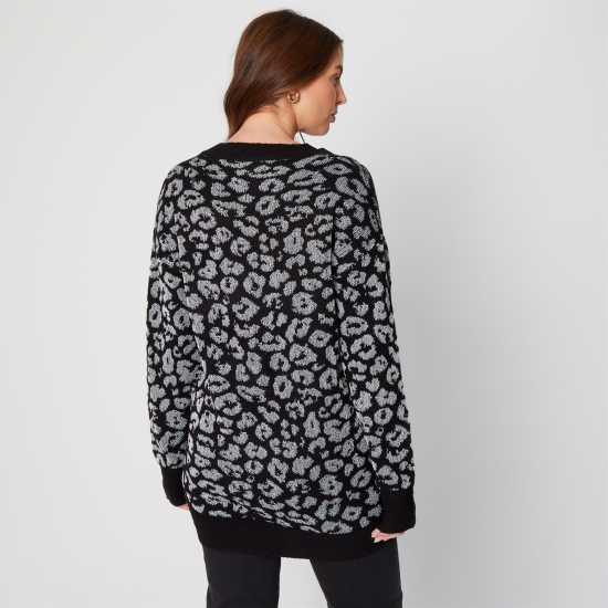 Be You Brushed Animal Print Jumper  