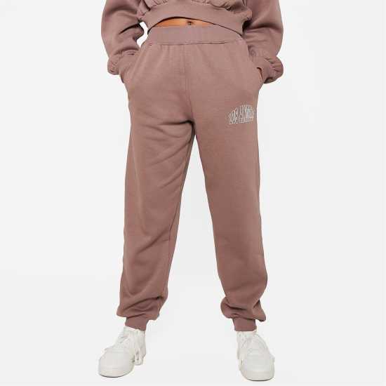 I Saw It First Graphic Print Oversized Joggers Co-Ord  Дамски долнища на анцуг
