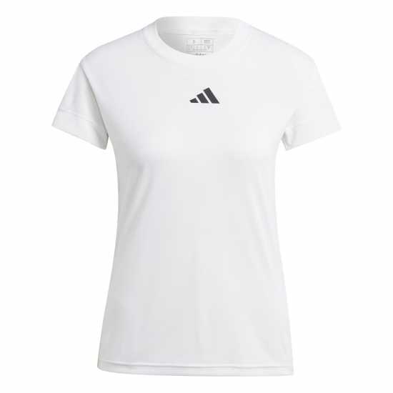 Adidas Тениска Freelift T Shirt White Дамски тениски и фланелки