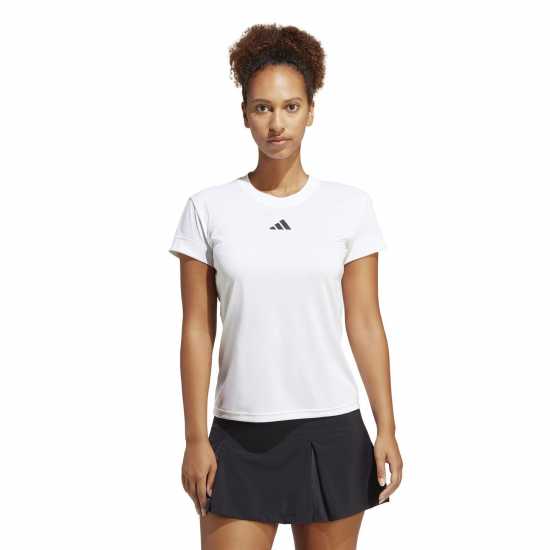 Adidas Тениска Freelift T Shirt White Дамски тениски и фланелки