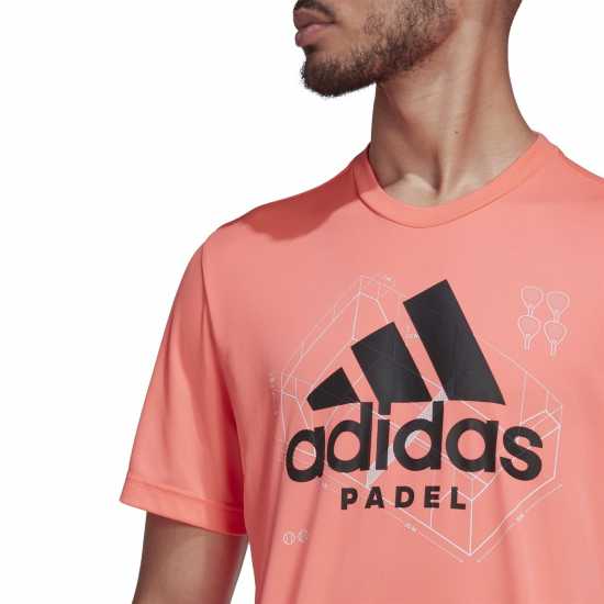 Adidas Padel Cat T Sn99 Pink - Мъжко тенис облекло