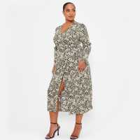 I Saw It First Floral Wrap Belted Midaxi Dress  Дамски поли и рокли