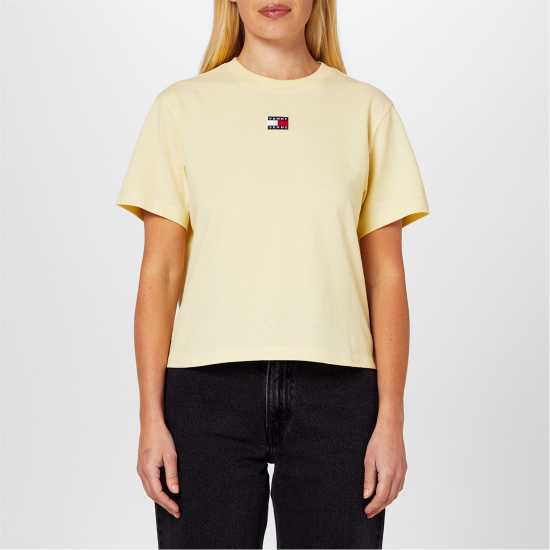 Tommy Jeans Boxy Badge T-Shirt  Дамски тениски с яка