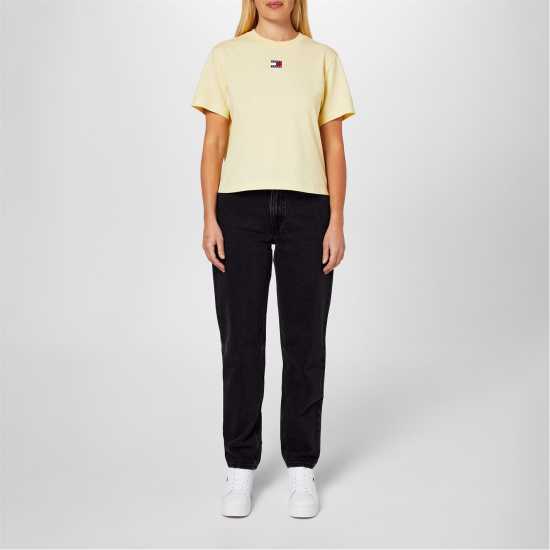 Tommy Jeans Boxy Badge T-Shirt  Дамски тениски с яка