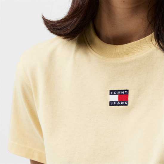 Tommy Jeans Boxy Badge T-Shirt  Дамски тениски с яка