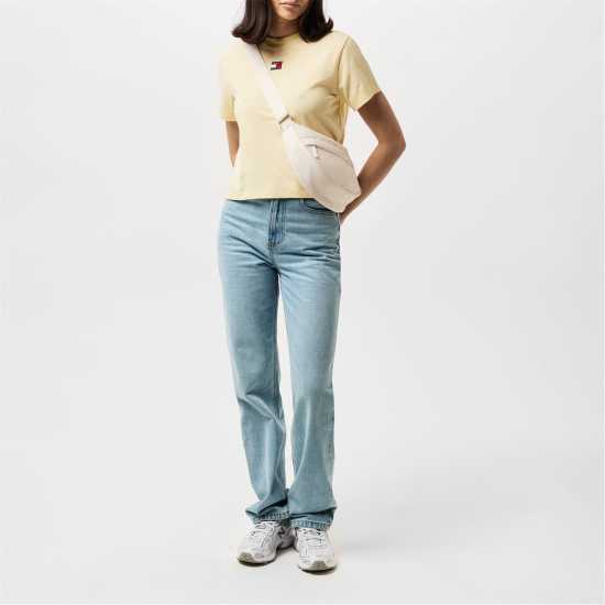 Tommy Jeans Boxy Badge T-Shirt  Дамски тениски с яка