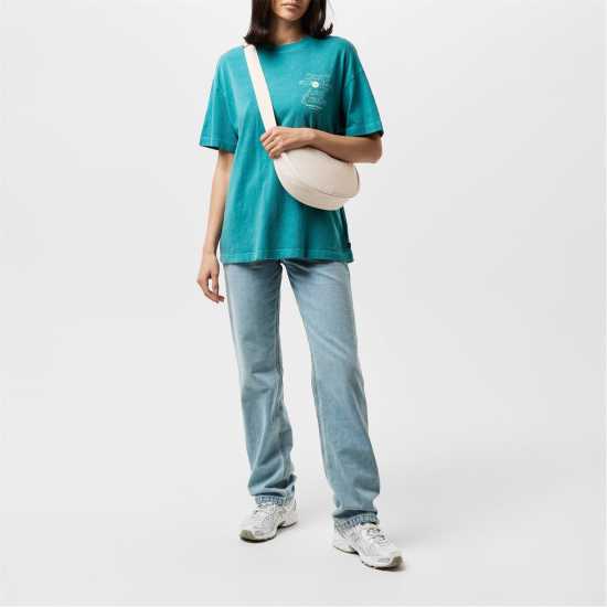 Tommy Jeans Oversized Graphic T-Shirt  Дамски тениски с яка