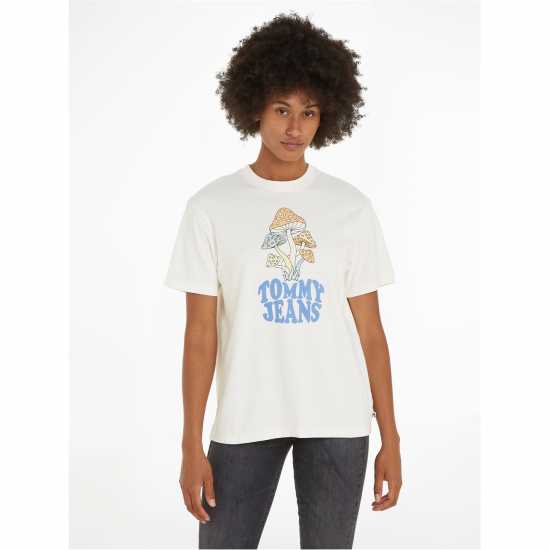 Tommy Jeans Graphic T-Shirt  Дамски тениски с яка