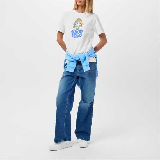 Tommy Jeans Graphic T-Shirt  Дамски тениски с яка
