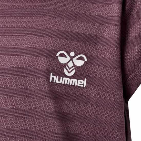 Hummel Short-Sleeve Performance Gym Top Лилаво Hummel Short-Sleeve Performance Gym Top Лилаво