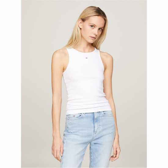 Tommy Jeans Essential Rib Tank  Дамски тениски с яка