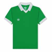 Umbro Es Tm Ss Js Jr Jn99 Emerald/White Детски тениски и фланелки