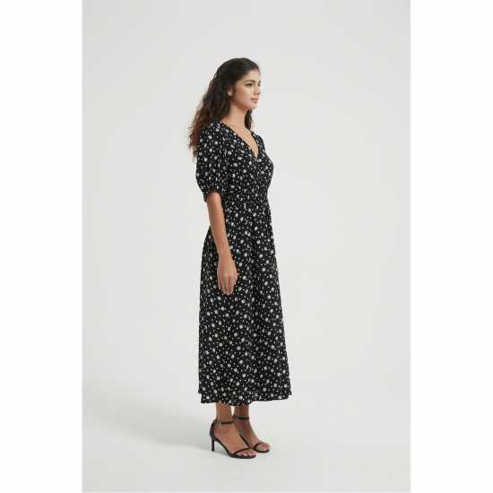 Be You Midaxi Dress Черно печатане 