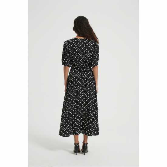 Be You Midaxi Dress Черно печатане 