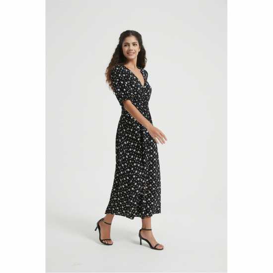 Be You Midaxi Dress Черно печатане 