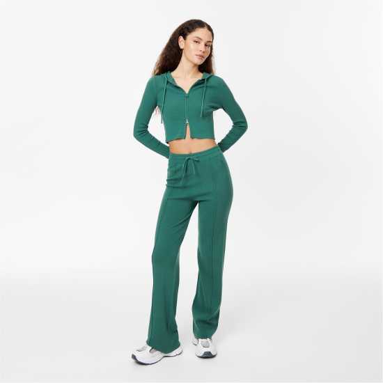 Дамски пуловери и жилетки Jack Wills Knitted Pin-Tuck Trousers Women Горско зелено Jack Wills Knitted Pin-Tuck Trousers Women Горско зелено Дамски пуловери и жилетки