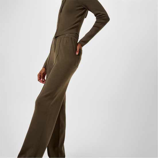 Jack Wills Knitted Pin-Tuck Trousers Women Хаки Дамски пуловери и жилетки