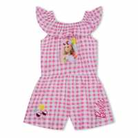 Character Barbie Frill Detail Playsuit  Детски къси панталони