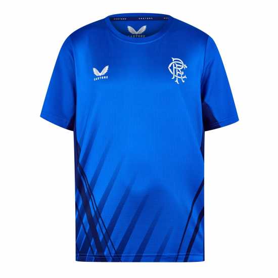 Детски тениски и фланелки Castore Rangers Training T-Shirt 2022 2023 Juniors Castore Rangers Training T-Shirt 2022 2023 Juniors Детски тениски и фланелки