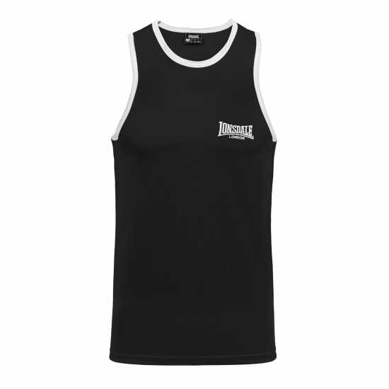 Lonsdale Boxing Vest Черно/Бяло Мъжки тениски и фланелки