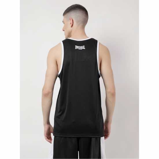 Lonsdale Boxing Vest Черно/Бяло Мъжки тениски и фланелки