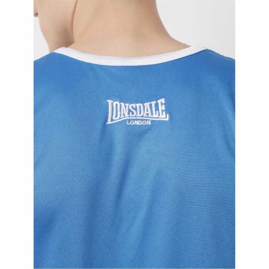 Lonsdale Boxing Vest Синьо/Бяло Мъжки тениски и фланелки