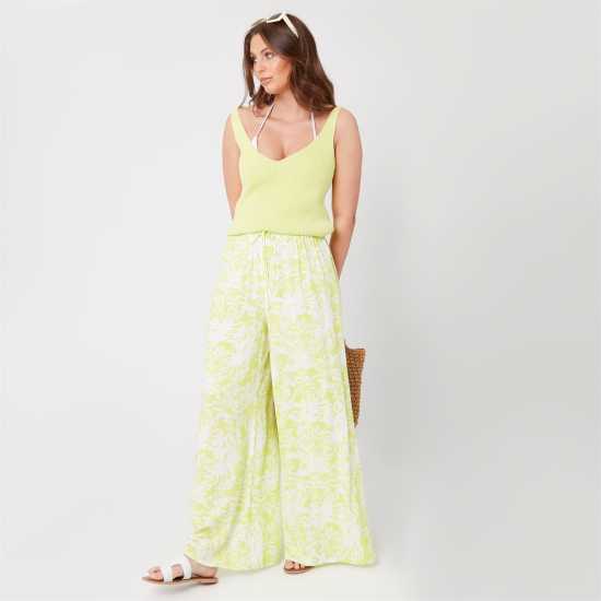 Плетен Пуловер Be You Knitted Sweater Vest Лайм 