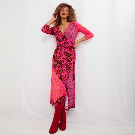 Дамски поли и рокли Рокля Жарсе Joe Browns Robyn Wrap Jersey Dress Рокля Жарсе Joe Browns Robyn Wrap Jersey Dress Дамски поли и рокли