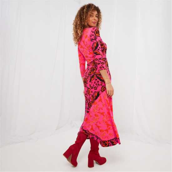 Дамски поли и рокли Рокля Жарсе Joe Browns Robyn Wrap Jersey Dress Рокля Жарсе Joe Browns Robyn Wrap Jersey Dress Дамски поли и рокли