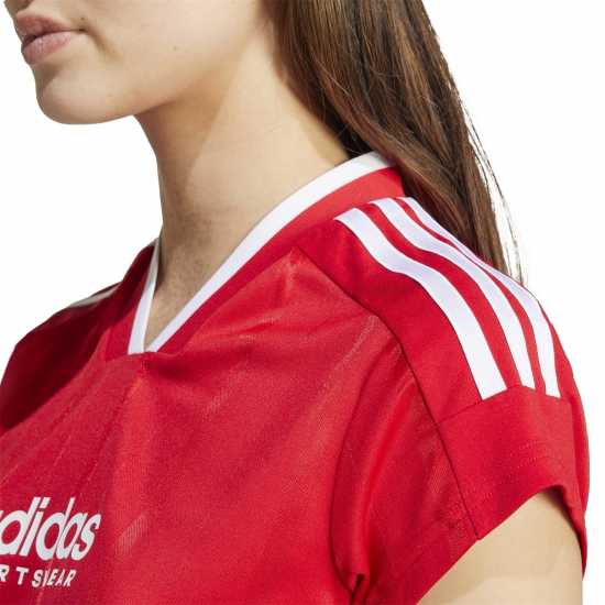 Adidas House Of Tiro Nations Pack Cut 3-Stripes Crop Jersey Womens Better Scarlet 